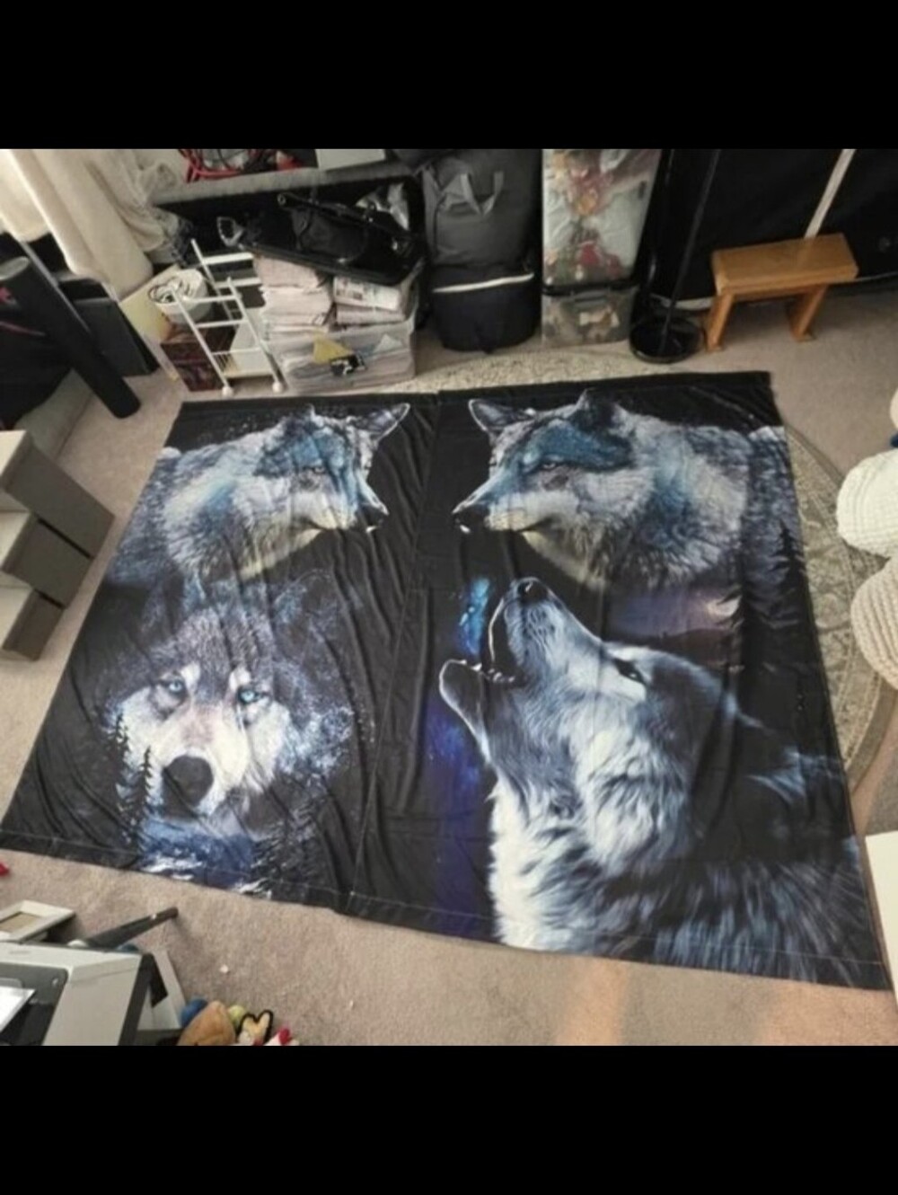 Wolf Curtains 52x82 Each Panel - Picture 8 of 8